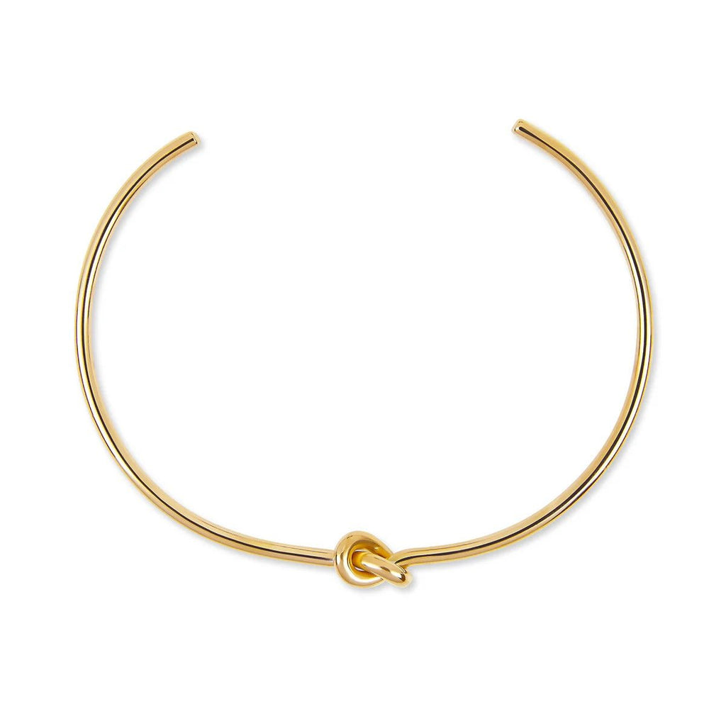 Elegance Bracelet Set & Knot Bangle Plated in 18K Gold