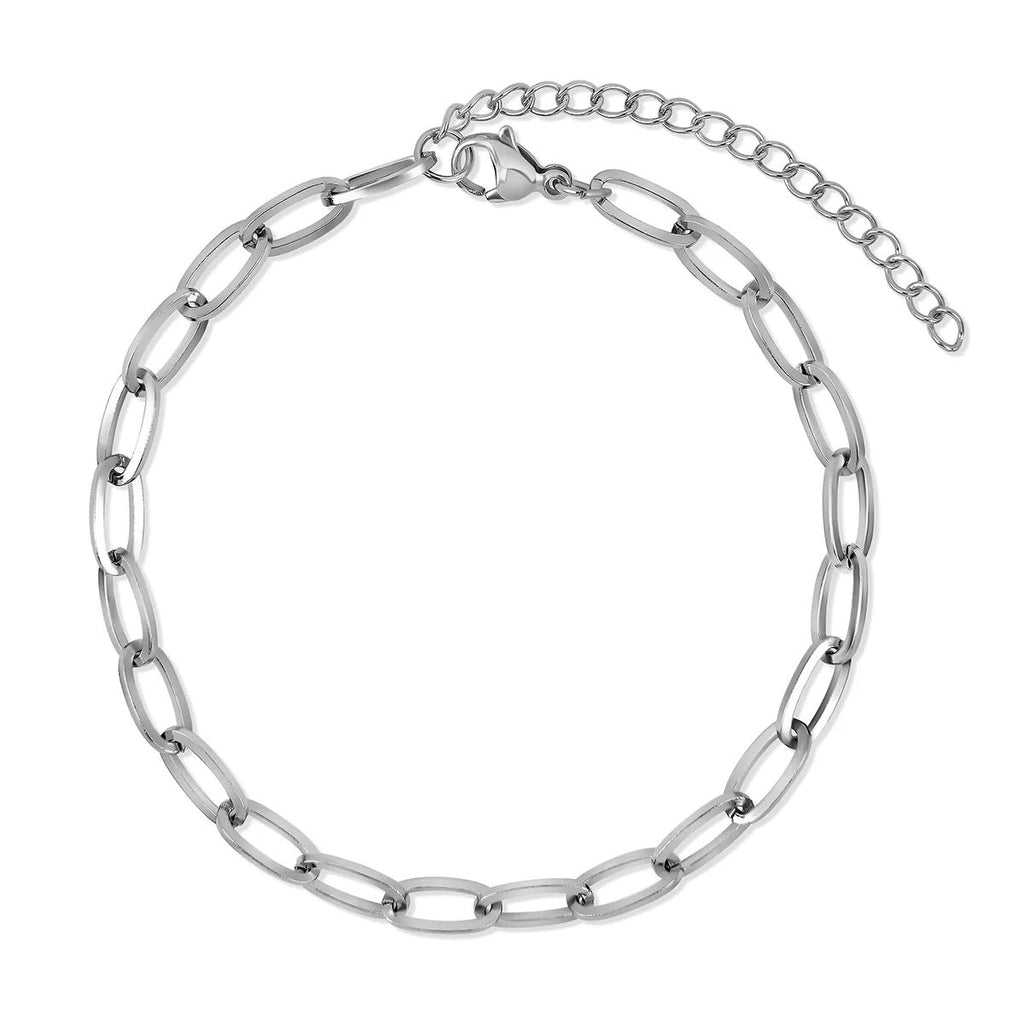 Elegance Bracelet Set & Knot Bangle - Silver