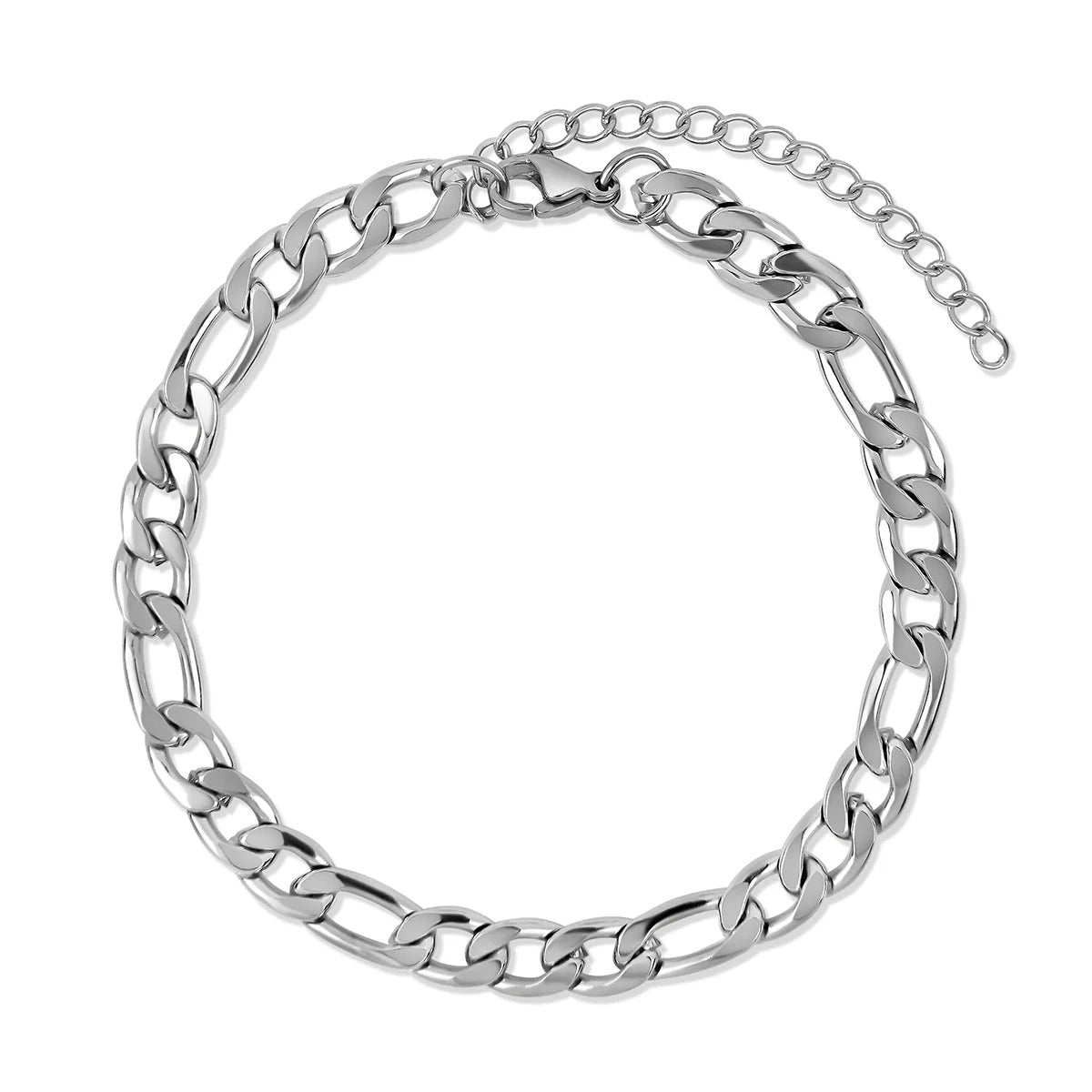 Elegance Bracelet Set & Knot Bangle - Silver