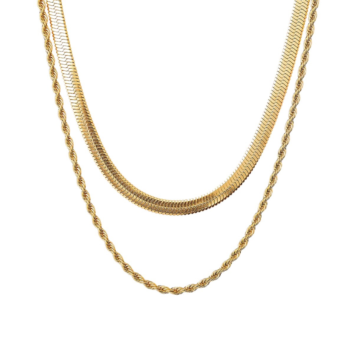 Melina Gold Plated 18k Necklace Set