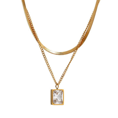 Mix Paris Necklace Plated in 18k Gold