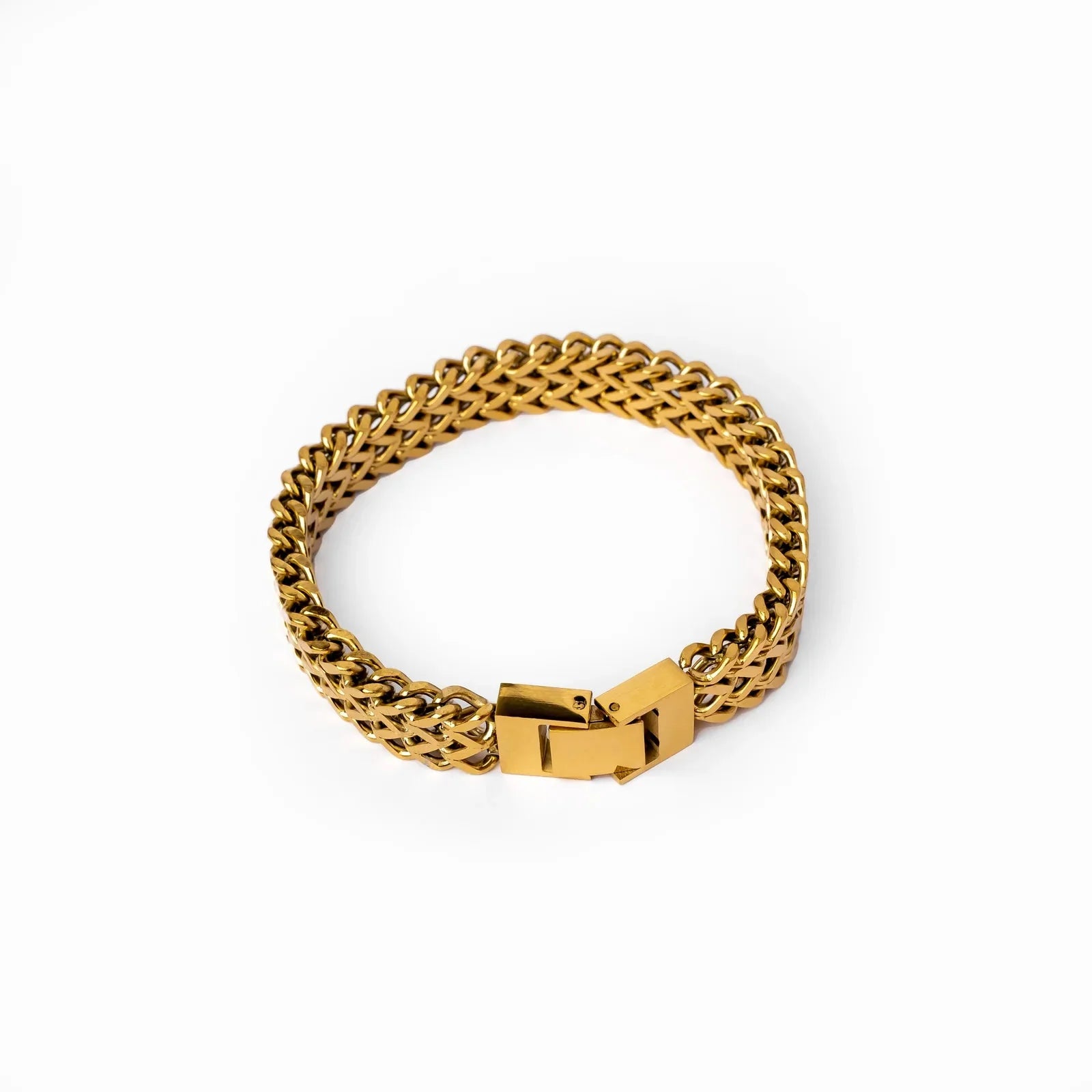 Link Bracelet Plated in 18k Gold