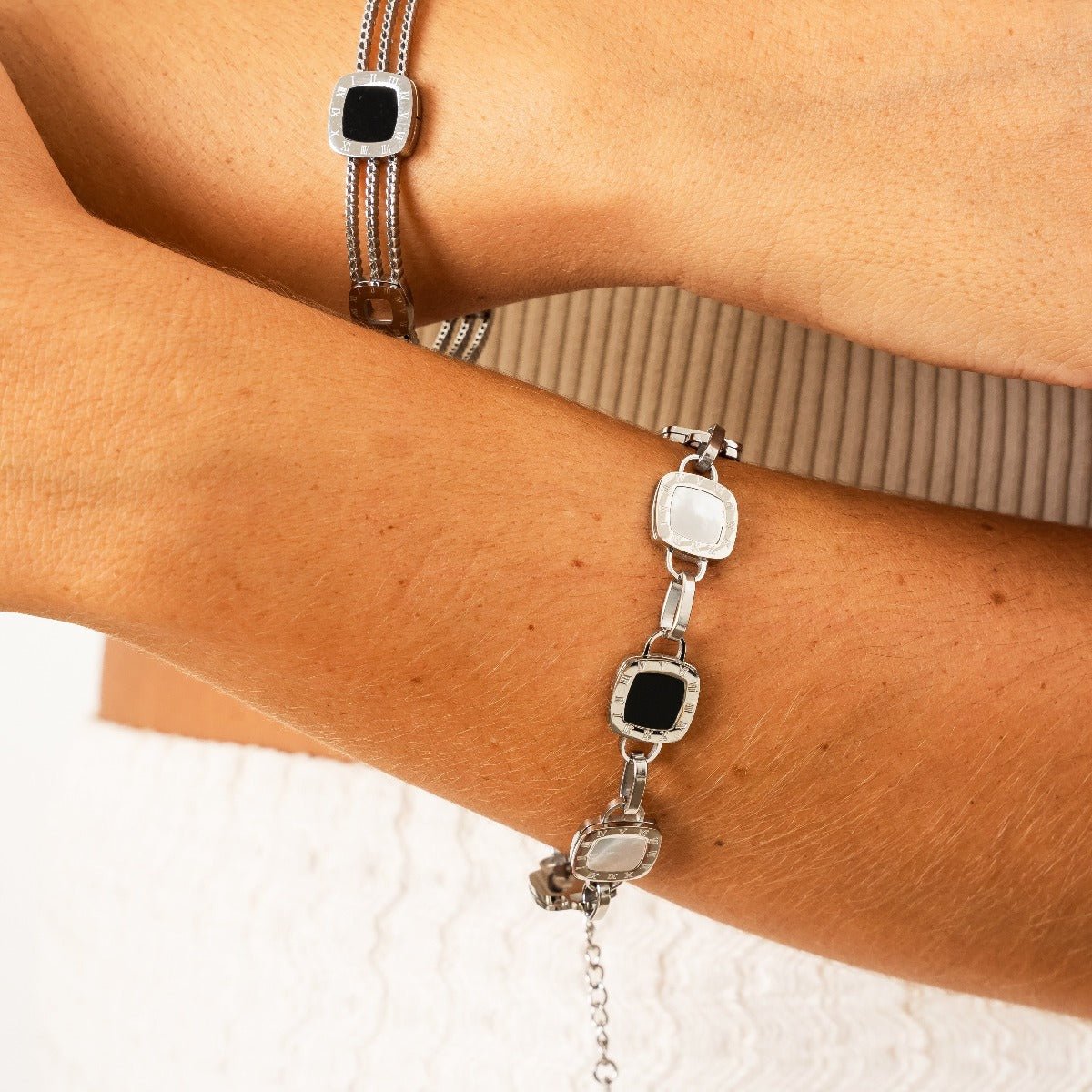 Square Mono Bracelet - Silver