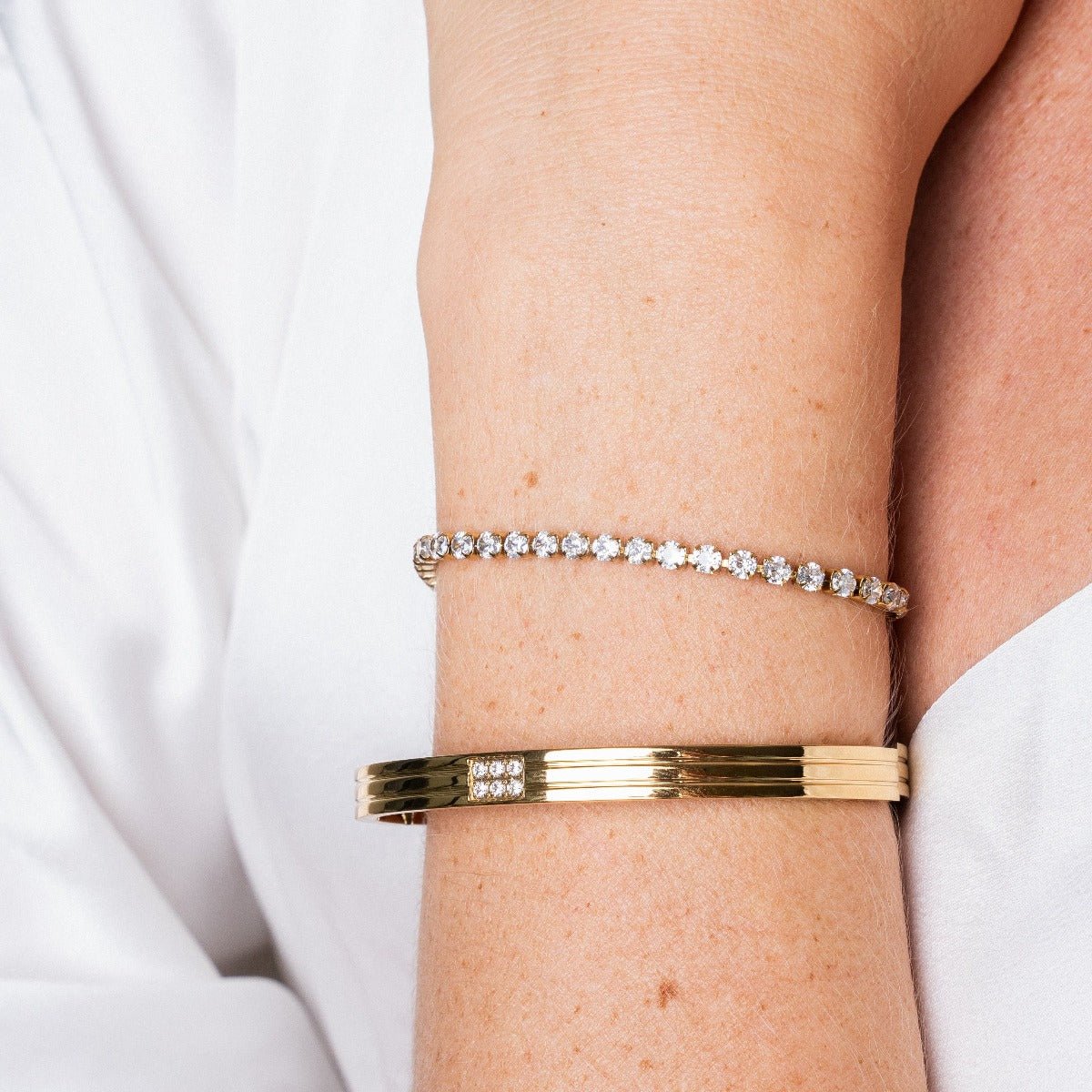 Puket Riviera Adjustable Bracelet, 18k Gold Plated