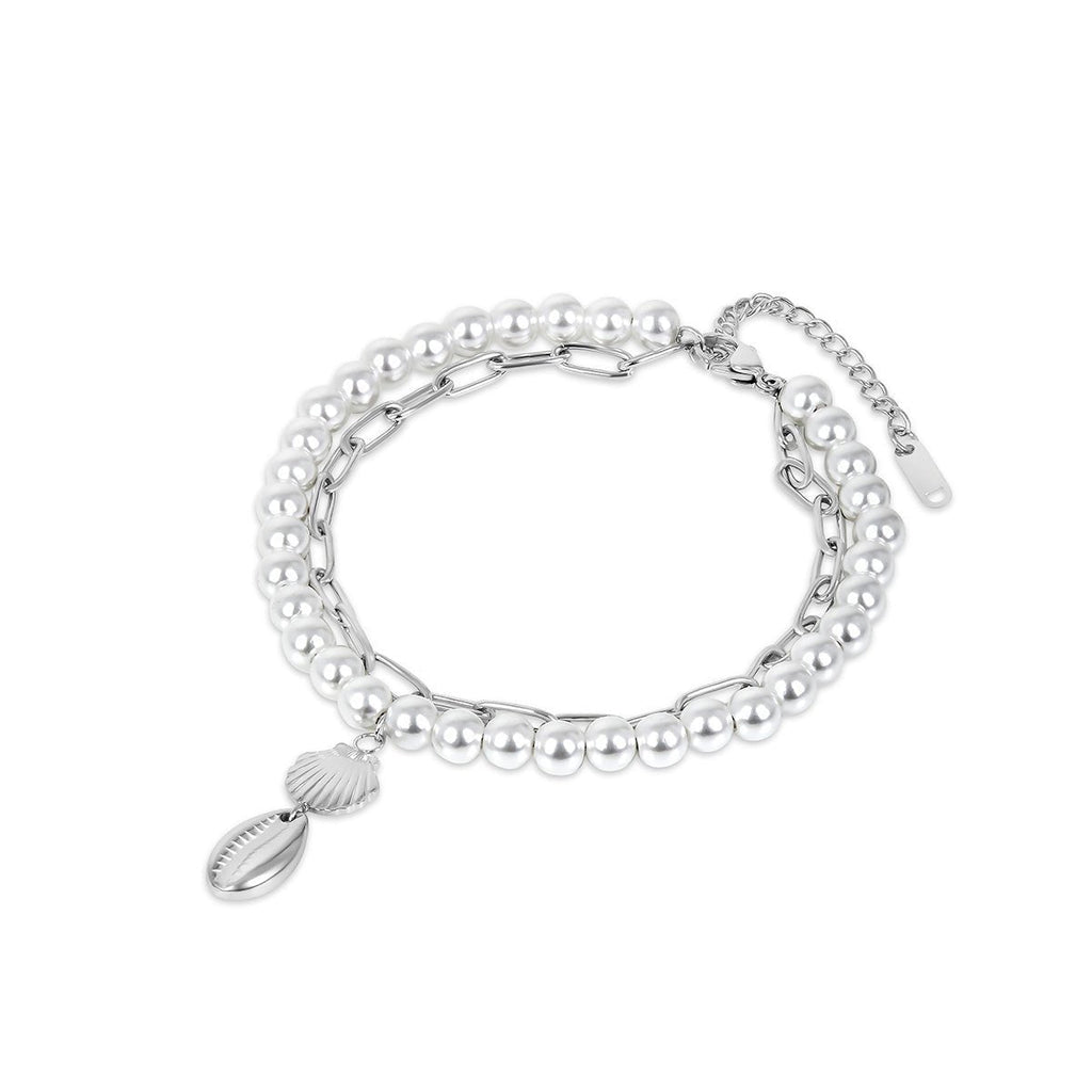 Noronha Pearl Anklet - Silver