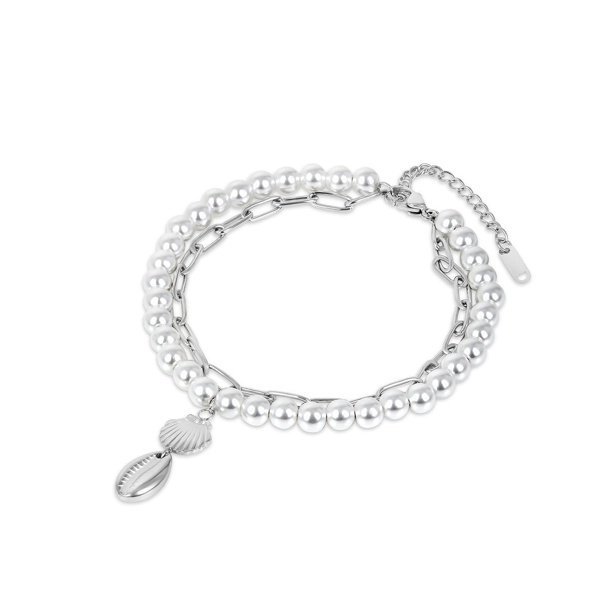 Noronha Pearl Anklet - Silver