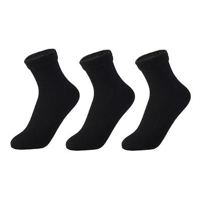 Meias Térmicas Aveludadas - Kit com 3 pares