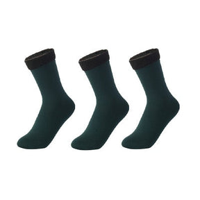 Meias Térmicas Aveludadas - Kit com 3 pares