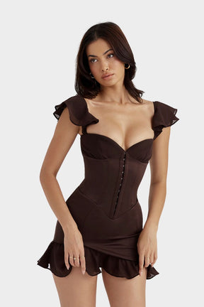 Vestido Chocolate Elena